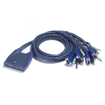 ATEN KVM Switch 4PC USB +kábel CS-64US