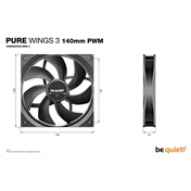 Be Quiet! PURE WINGS 3 140mm PWM (BL108)