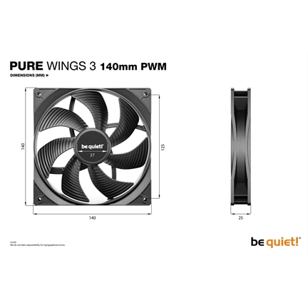 Be Quiet! PURE WINGS 3 140mm PWM (BL108)