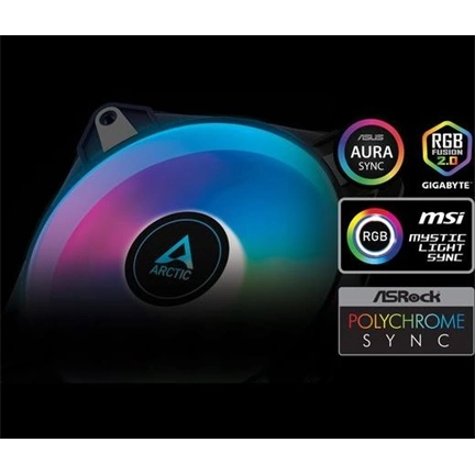 COOLER ARCTIC P12 PWM PST A-RGB 0dB (Black)