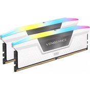 CORSAIR Vengeance RGB DDR5 6000MHz CL40 64GB Kit2 White