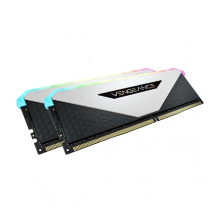 CORSAIR Vengeance RGB RT DDR4 3200MHz 16GB CL16 Kit2 fehér