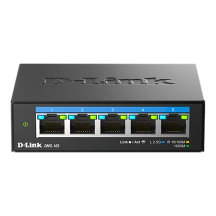 D-LINK DMS-105 5-Port Multi-Gigabit Unmanaged Swit