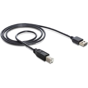 DELOCK Cable EASY-USB 2.0-A male -> USB 2.0-B male 1 m