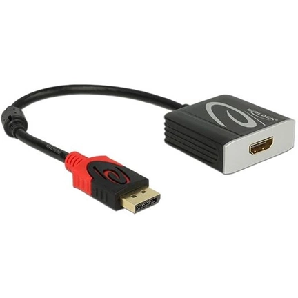 Delock Adapter Displayport 1.2 male > HDMI female 4K 60 Hz Passive black