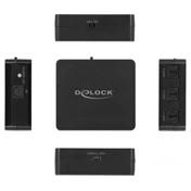 Delock S/PDIF TOSLINK kapcsoló 1 bemenettel és 3 kimenettel USB Tápellátással