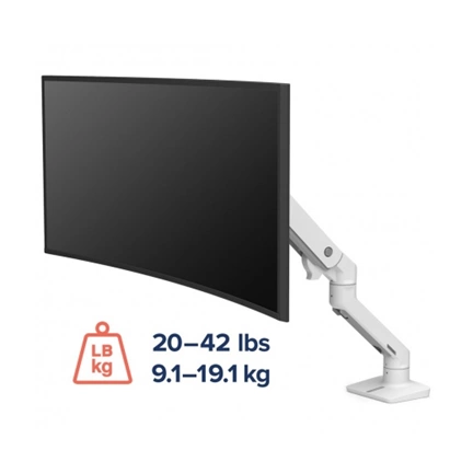 ERGOTRON HX WALL MONITOR ARM 42in VESA MIS-D/E/F White