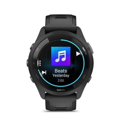 GARMIN Forerunner 265 Black Bezel and Case with Black/Powder Gray Silicone Band