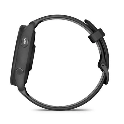 GARMIN Forerunner 265 Black Bezel and Case with Black/Powder Gray Silicone Band