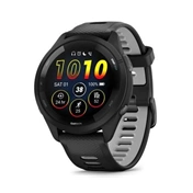 GARMIN Forerunner 265 Black Bezel and Case with Black/Powder Gray Silicone Band