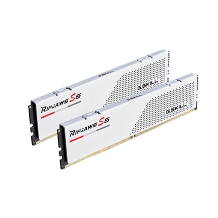 G.SKILL Ripjaws S5 DDR5 5200MHz CL36 64GB Kit2 (2x32GB) Intel XMP White