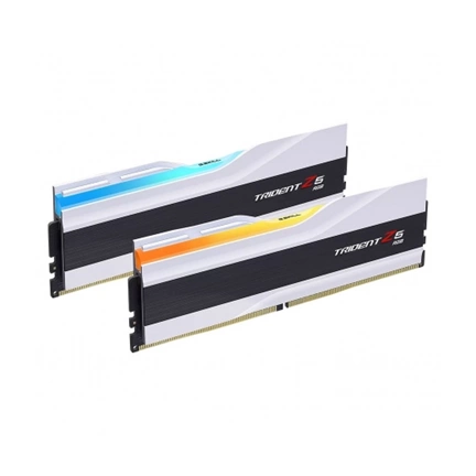 G.SKILL Trident Z5 RGB DDR5 8000MHz CL40 48GB Kit2 (2x24GB) Intel XMP White