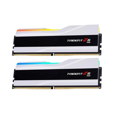 G.SKILL Trident Z5 RGB DDR5 8000MHz CL40 48GB Kit2 (2x24GB) Intel XMP White