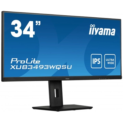 IIYAMA ProLite XUB3493WQSU-B5 34" IPS ultra-wide screen with height adjustable stand