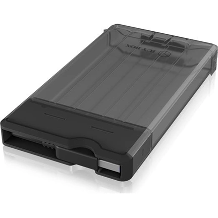 IcyBox External enclosure for 2.5 SATA HDD/SSD, USB 3.0, Black