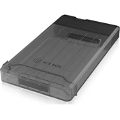 IcyBox External enclosure for 2.5 SATA HDD/SSD, USB 3.0, Black