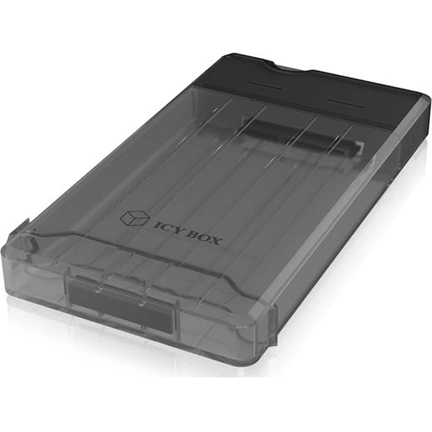 IcyBox External enclosure for 2.5 SATA HDD/SSD, USB 3.0, Black