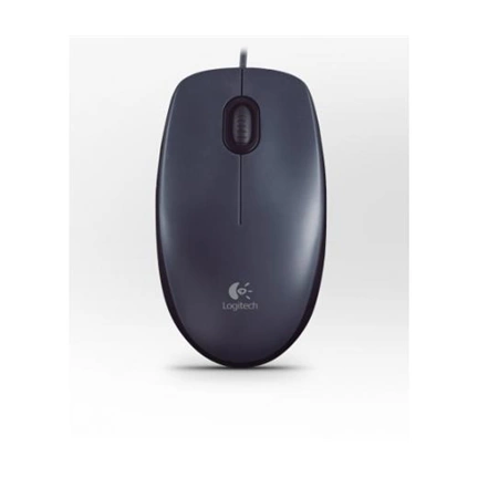 LOGITECH MOUSE M90 OPTICAL DARK BLACK