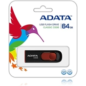 Pendrive 64GB Adata Classic C008 Fekete+Piros USB2.0