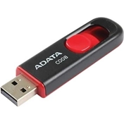 Pendrive 64GB Adata Classic C008 Fekete+Piros USB2.0