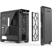 Phanteks Eclipse P600S Fekete edzett üveg hangszigetelt