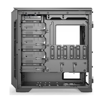 Phanteks Eclipse P600S Fekete edzett üveg hangszigetelt