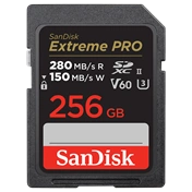 SANDISK Extreme Pro SDXC UHS-II V60 C10 280/150MB/s 256GB (215493)