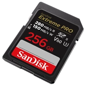 SANDISK Extreme Pro SDXC UHS-II V60 C10 280/150MB/s 256GB (215493)