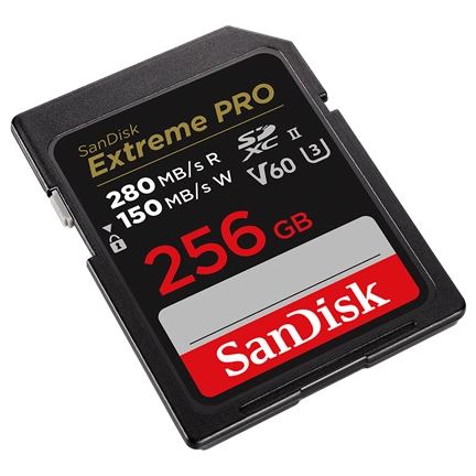 SANDISK Extreme Pro SDXC UHS-II V60 C10 280/150MB/s 256GB (215493)