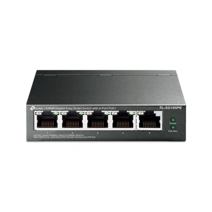 TP-LINK TL-SG105PE 5-Port Gigabit Easy Smart Switch4-Port PoE+