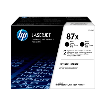 Toner HP 87X Black Dual Pack (CF287XD)