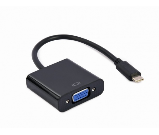 GEMBIRD USB Type-C to VGA 15cm black