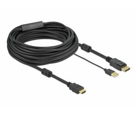 Delock HDMI - DisplayPort kábel 4K30Hz 10m