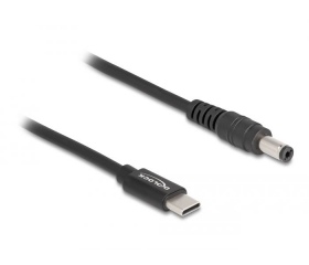 DELOCK laptop töltőkábel USB-C / 5,5x2,1mm 1,5m