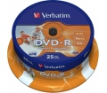 Verbatim DVD-R 4,7GB 16x henger 25db nyomtatható