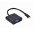 GEMBIRD USB Type-C to VGA 15cm black